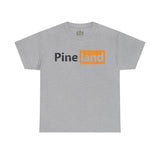 Pineland Black and Orange Logo Standard Fit Cotton Shirt T-Shirt Printify Sport Grey S 