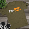 Pineland Black and Orange Logo Triblend Athletic Shirt T-Shirt Printify 