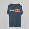 Pineland Black and Orange Logo Triblend Athletic Shirt T-Shirt Printify 