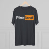 Pineland Black and Orange Logo Triblend Athletic Shirt T-Shirt Printify 