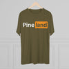 Pineland Black and Orange Logo Triblend Athletic Shirt T-Shirt Printify 