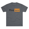 Pineland Black and Orange Logo Triblend Athletic Shirt T-Shirt Printify Tri-Blend Premium Heather S 