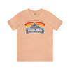 Pineland Certified Adventure Guide - Athletic Fit Team Shirt T-Shirt Printify S Heather Peach 