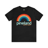 Pineland Rainbow - Athletic Fit Team Shirt T-Shirt Printify S Black 