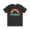 Pineland Rainbow - Athletic Fit Team Shirt T-Shirt Printify S Dark Grey Heather 