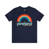 Pineland Rainbow - Athletic Fit Team Shirt T-Shirt Printify S Navy 