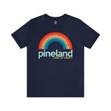 Pineland Rainbow - Athletic Fit Team Shirt T-Shirt Printify S Navy 