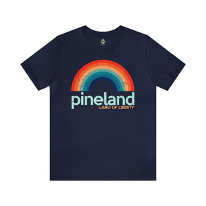 Pineland Rainbow - Athletic Fit Team Shirt T-Shirt Printify S Navy 