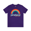 Pineland Rainbow - Athletic Fit Team Shirt T-Shirt Printify S Team Purple 