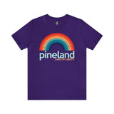 Pineland Rainbow - Athletic Fit Team Shirt T-Shirt Printify S Team Purple 