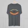 Pineland Resistance Force (PRF) Camping Badge Triblend Shirt T-Shirt Printify 