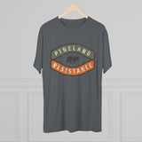 Pineland Resistance Force (PRF) Camping Badge Triblend Shirt T-Shirt Printify 