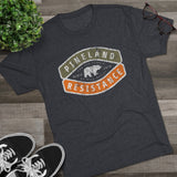 Pineland Resistance Force (PRF) Camping Badge Triblend Shirt T-Shirt Printify 