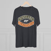 Pineland Resistance Force (PRF) Camping Badge Triblend Shirt T-Shirt Printify 
