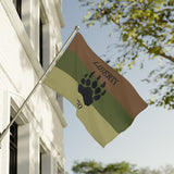 Pineland Resistance Forces (PRF) Tactical OD Double-Sided Flag - 36 x 60 Home Decor Printify 