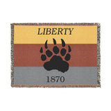 Pineland Resistance Forces Woven Blanket Home Decor Printify Artwork 52'' × 37'' 