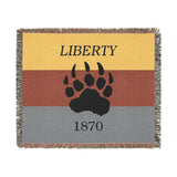 Pineland Resistance Forces Woven Blanket Home Decor Printify Artwork 60" × 50" 