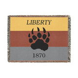 Pineland Resistance Forces Woven Blanket Home Decor Printify Artwork 80" × 60" 