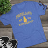 Pineland University Triblend Athletic Shirt T-Shirt Printify 