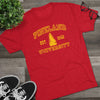 Pineland University Triblend Athletic Shirt T-Shirt Printify 