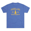 Pineland University Triblend Athletic Shirt T-Shirt Printify Tri-Blend Vintage Royal S 