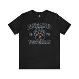 Pineland Veteran - Athletic Fit Team Shirt T-Shirt Printify S Black 