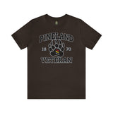 Pineland Veteran - Athletic Fit Team Shirt T-Shirt Printify S Brown 