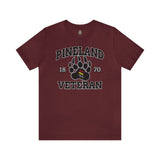 Pineland Veteran - Athletic Fit Team Shirt T-Shirt Printify S Maroon 