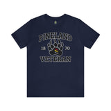 Pineland Veteran - Athletic Fit Team Shirt T-Shirt Printify S Navy 