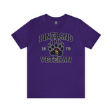 Pineland Veteran - Athletic Fit Team Shirt T-Shirt Printify S Team Purple 