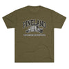 Pineland Weight Lifting Relay Team Triblend Athletic Shirt T-Shirt Printify S Tri-Blend Military Green 