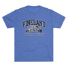 Pineland Weight Lifting Relay Team Triblend Athletic Shirt T-Shirt Printify S Tri-Blend Vintage Royal 