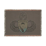 Rakkasan Insignia Master Jump Wings Woven Blanket Home Decor Printify 