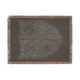 Ranger Creed 75th Ranger Insignia Woven Blanket Home Decor Printify 