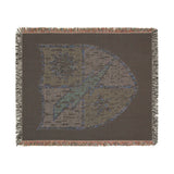 Ranger Creed 75th Ranger Insignia Woven Blanket Home Decor Printify 