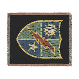 Ranger Creed 75th Ranger Insignia Woven Blanket Home Decor Printify Artwork 60" × 50" 