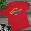 Rangers Diamond Triblend Athletic Shirt T-Shirt Printify 