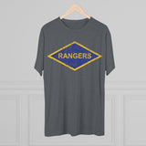 Rangers Diamond Triblend Athletic Shirt T-Shirt Printify 
