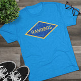 Rangers Diamond Triblend Athletic Shirt T-Shirt Printify 
