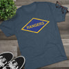 Rangers Diamond Triblend Athletic Shirt T-Shirt Printify 