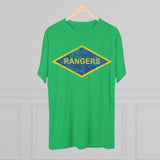 Rangers Diamond Triblend Athletic Shirt T-Shirt Printify 
