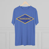Rangers Diamond Triblend Athletic Shirt T-Shirt Printify 