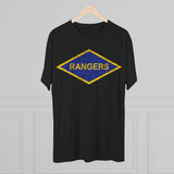 Rangers Diamond Triblend Athletic Shirt T-Shirt Printify 