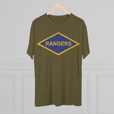 Rangers Diamond Triblend Athletic Shirt T-Shirt Printify 