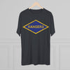 Rangers Diamond Triblend Athletic Shirt T-Shirt Printify 