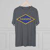 Rangers Diamond Triblend Athletic Shirt T-Shirt Printify 