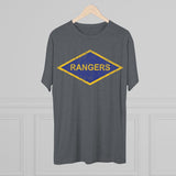 Rangers Diamond Triblend Athletic Shirt T-Shirt Printify 