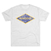 Rangers Diamond Triblend Athletic Shirt T-Shirt Printify Tri-Blend Heather White S 