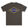 Rangers Diamond Triblend Athletic Shirt T-Shirt Printify Tri-Blend Macchiato S 