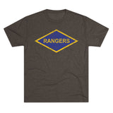 Rangers Diamond Triblend Athletic Shirt T-Shirt Printify Tri-Blend Macchiato S 